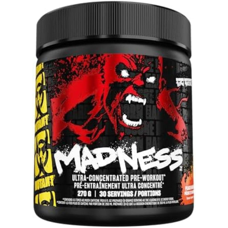 Mutant Madness Peach Mango, 30 servings - Supplementsource.ca