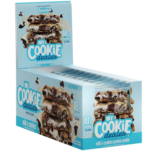 My Cookie Dealer, 1 Box - Milk & Cookies (18g protein per cookie) - SupplementSource.ca