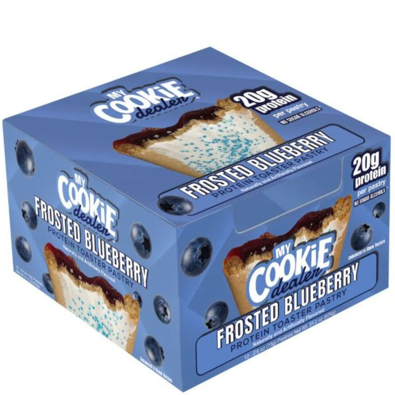 My Cookie Dealer Protein Pastry Frosted Blueberry, 12/Box - SupplementSource.ca