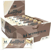 MyProtein Layered Bar, 1 Box of 12 Bars Cookies&Cream -  SupplementSource.ca