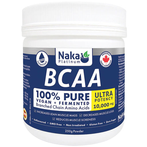 Naka Platinum BCAA Powder, 250g -  SupplementSource.ca