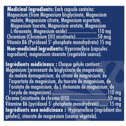 Naka Platinum Bioactive Multi Mag+, 230 VCaps Nutrition Panel - SupplementSource.ca