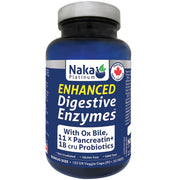 Naka Platinum Enhanced Digestive Enzymes w/ Ox Bile, 120 VCaps - SupplementSource.ca