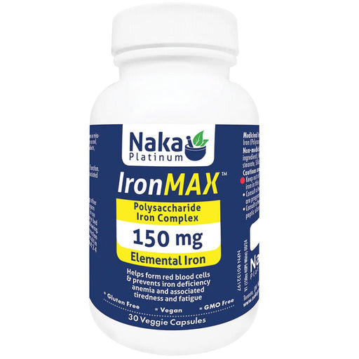 Naka Platinum IronMax, 30 VCaps - SupplementSource.ca