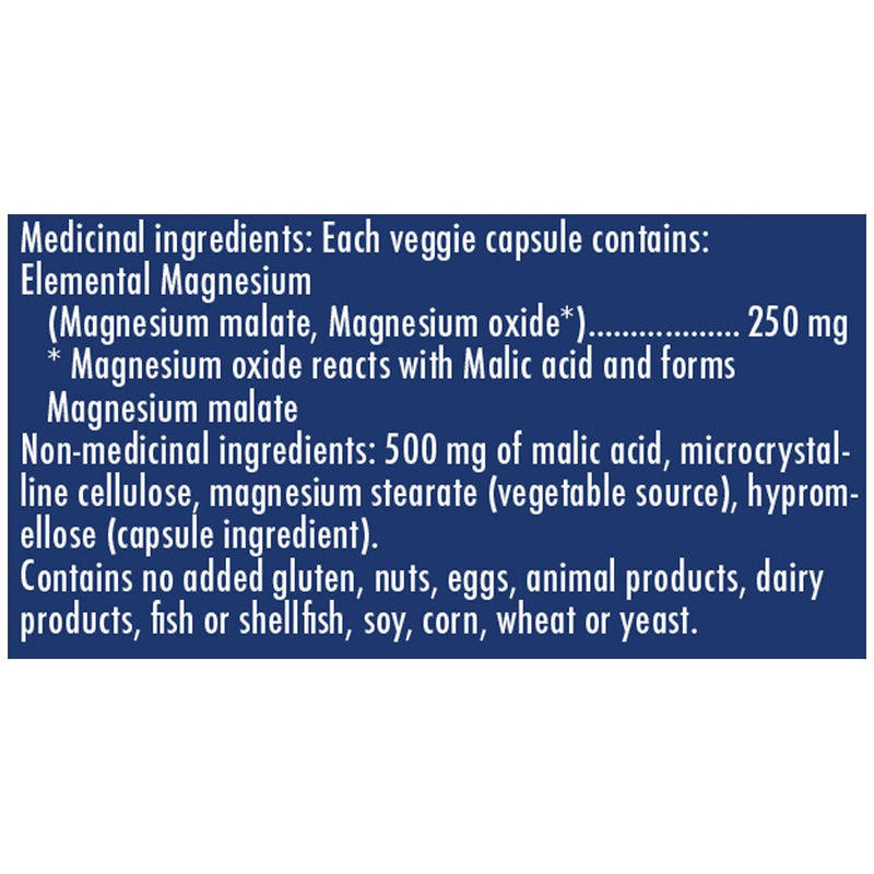 Naka Platinum MALATE DE MAGNÉSIUM, 200 VCaps