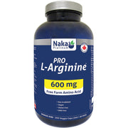 Naka Platinum Pro L-Arginine 600mg, 300 VCaps - SupplementSource.ca