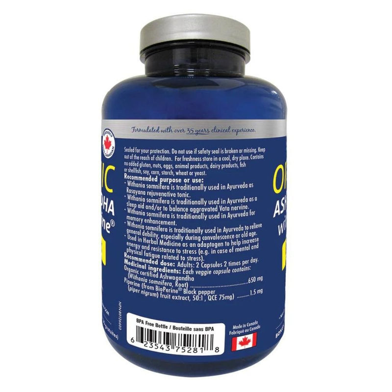 Naka Platinum ASHWAGANDHA avec BIOPERINE, 75 VCaps