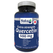 Naka Extra Strength Quercetin 500 mg, 120 VCaps - SupplementSource.ca