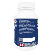 Naka Platinum Magnesium Bisglycinate, 60 VCaps Nutrition Panel - SupplementSource.ca