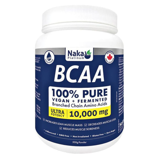 Naka Platinum BCAA Powder, 500g - SupplementSource.ca