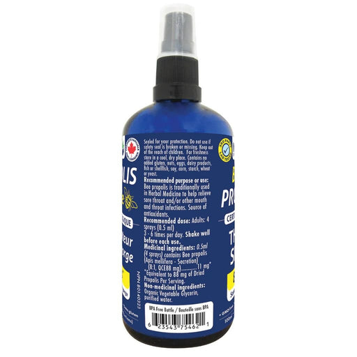 Naka Platinum Bee Propolis Throat Spray, 100ml - SupplementSource.ca
