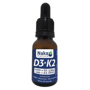 Naka Platinum D3 + K2 Drops in MCT Oil SupplementSource.ca