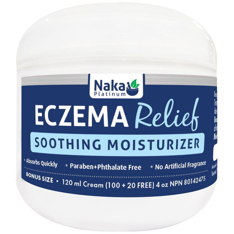 Naka Platinum Eczema Relief Soothing Moisturizer, 120ml - SupplementSource.ca