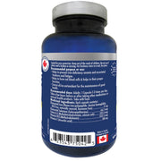 Naka Platinum Heme Iron, 60 Caps Nutrition Panel - SupplementSource.ca
