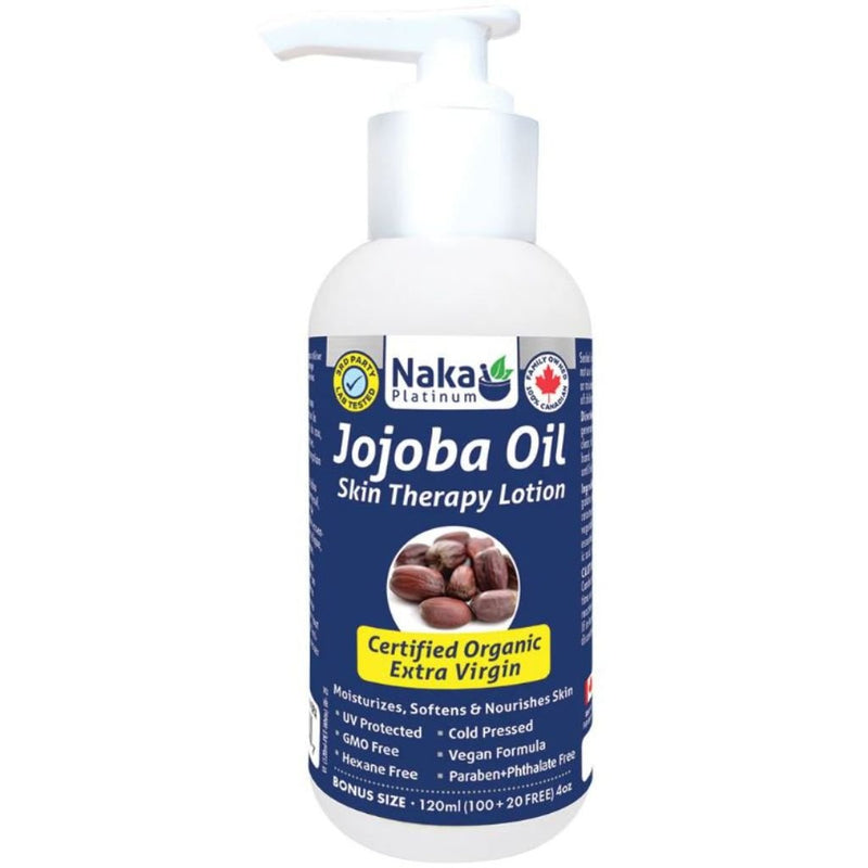 Naka Platinum Jojoba Oil Skin Therapy Lotion, 120ml - SupplementSource.ca