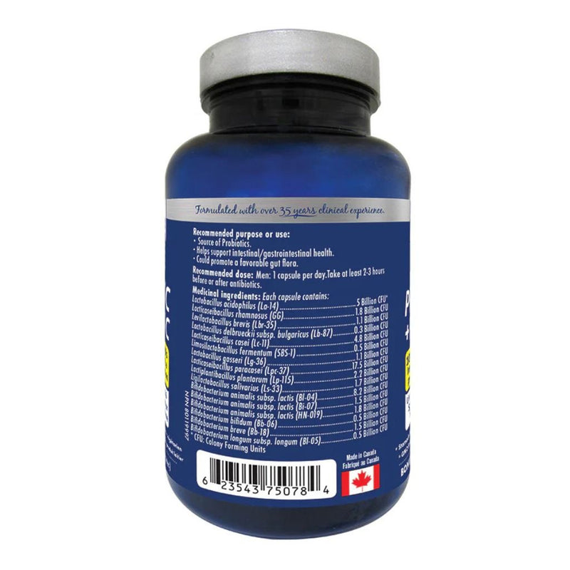 Naka Platinum PROBIOTIQUE + PRÉBIOTIQUE POUR HOMMES, 35 gélules végétales