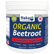 Naka Platinum Organic Beetroot Powder, 200 g - SupplementSource.ca