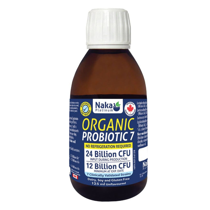 Naka Platinum ORGANIC PROBIOTIC 7, 125ml