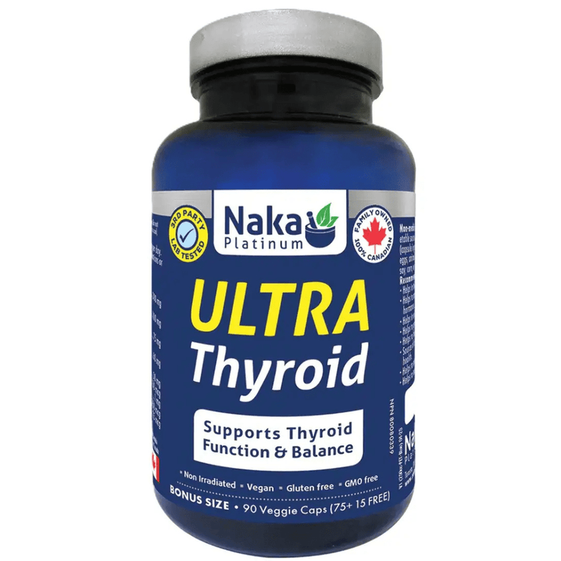 Naka Platinum Ultra Thyroid, 90 VCaps - SupplementSource.ca