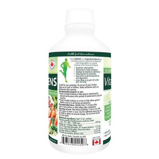 Naka Platinum Vital Greens, 500ml SupplementSource.ca