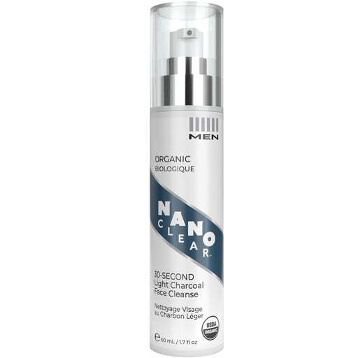 Nano Clear 30-SECOND LIGHT CHARCOAL FACE CLEANSER, 50ml - SupplementSource.ca