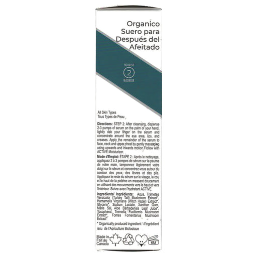 Nano Clear Post-Shave Serum, 30ml Side Panel - SupplementSource.ca