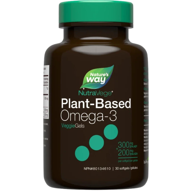Nature's Way Plant-based Omega-3, 30 Softgels - SupplementSource.ca