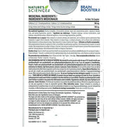 Nature's Science Brain Booster, 7-Day Supply Nutrition Panel - SupplementSource.ca