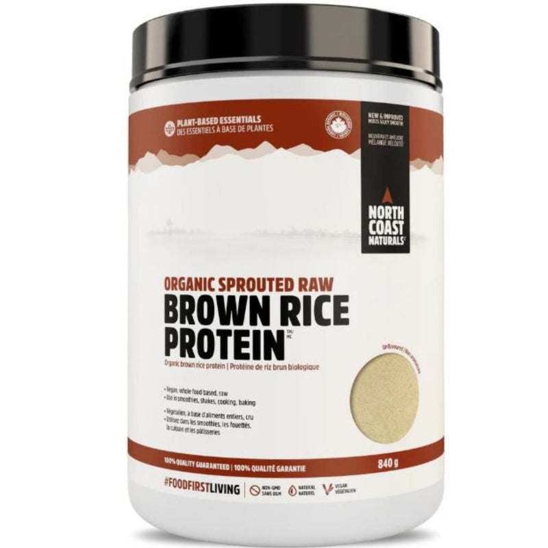 North Coast Organic Naturals Brown Rice Protein, 840g - SupplementSource.ca