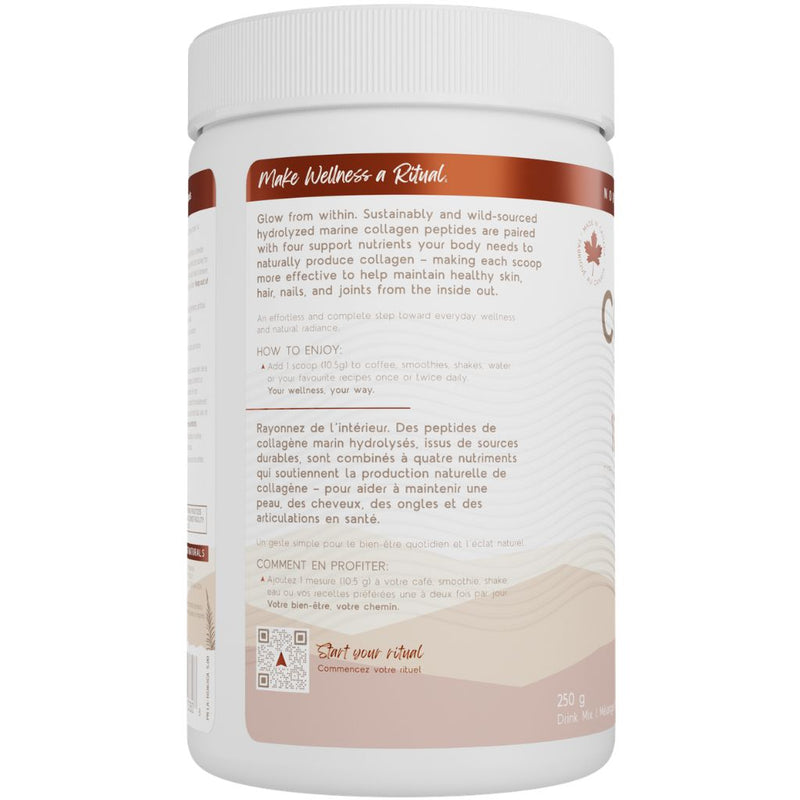 North Coast Naturals Marine Collagen Instructions, Unflavoured,  250g  - SuppelmentSource.ca