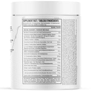 Nova Pharma Punch Out 2 Pre-Workout, 40 Servings Cyclone Ice Pop Nutrition Panel - SupplementSource.ca