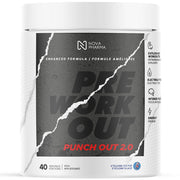 Nova Pharma Punch Out 2 Pre-Workout, 40 Servings Cyclone Ice Pop - SupplementSource.ca