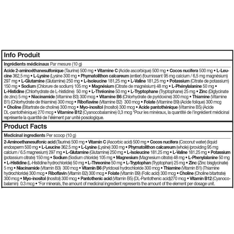 Nova Pharma Electrolytes Nutrition Panel, Tangerine & Berries, 25 Servings - SupplementSource.ca