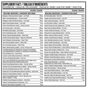 Nova Pharma Greens & Berries Nutrition Panel, Peach, 30 Servings - SupplementSource.ca