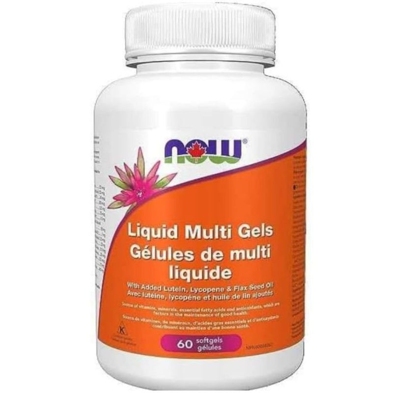 Now Liquid Multi Gels, 60 Softgels - SupplementSource.ca