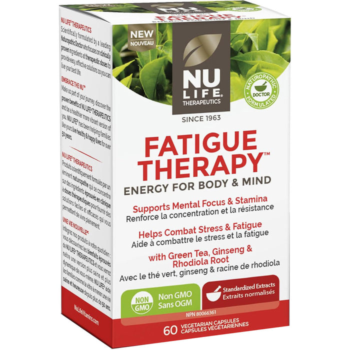 Nu-Life Fatigue Therapy, 60 VCaps - SupplementSource.ca