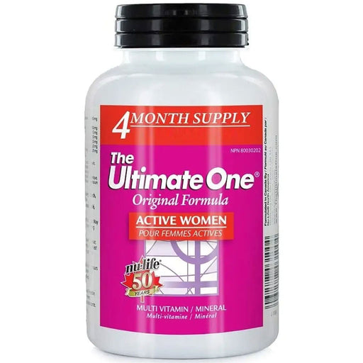 Nu-Life The Ultimate One Active Women Multivitamin, 60 Caplets - SupplementSource.ca