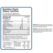 NutraPhase Sport Clean New Zealand Whey Protein Vanilla Ice Cream Nutrition Panel, 2lb - SupplementSource.ca