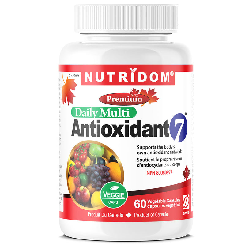 Nutridom Antioxidant 7, 60 VCaps - SupplementSource.ca