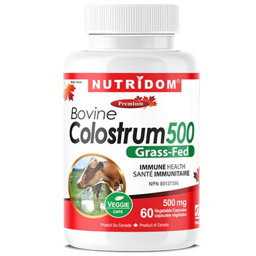 Nutridom Bovine Colostrum 500, 60 VCaps - SupplementSource.ca