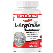 Nutridom L-Arginine, 120 Tablets - SupplementSource.ca