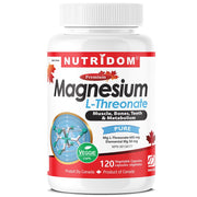 Nutridom Magnesium L-Threonate, 120 VCaps - SupplementSource.ca