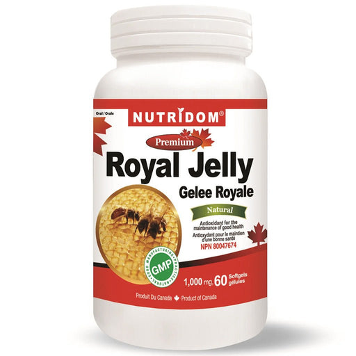 Nutridom Royal Jelly, 60 Softgels - SupplementSource.ca