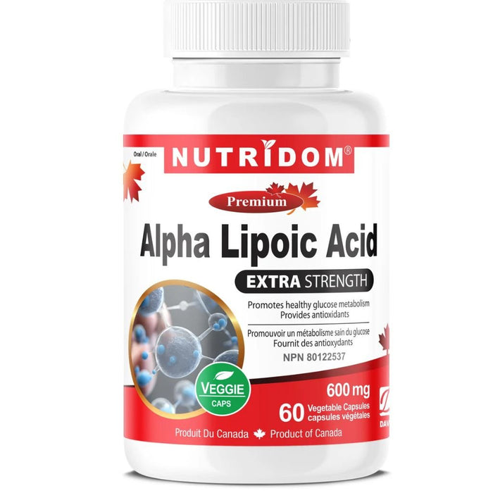 Nutridom Alpha Lipoic Acid - SupplementSource.ca