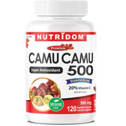 Nutridom Camu Camu 500, 120 VCaps - SupplementSource.ca