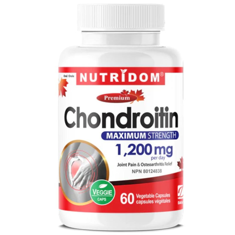 Nutridom Chondroitin 1200mg, 60 VCaps - SupplementSource.ca