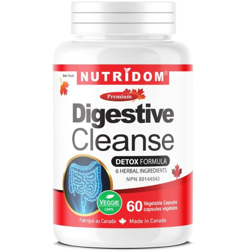 Nutridom Digestive Cleanse, 60 VCaps - SupplementSource.ca