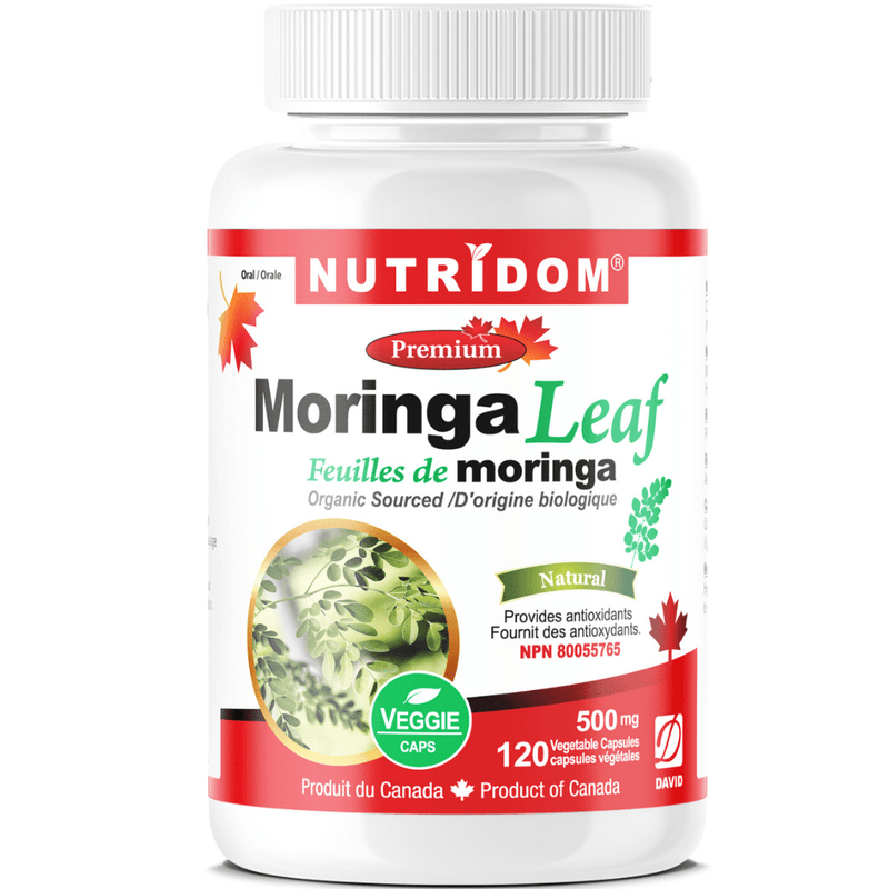 Nutridom Moringa Leaf 120 VCaps - SupplementSource.ca