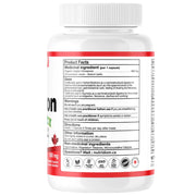 Nutridom Ceylon Cinnamon 600mg 120 VCaps Nutrition Panel - SupplementSource.ca
