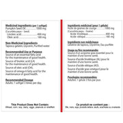 Nutridom Pumpkin Seed Oil, 90 VCaps Nutrition Panel - SupplementSource.ca